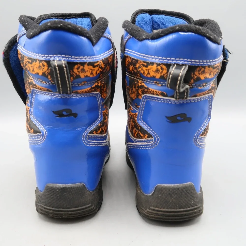 Tony Hawk Boys Winter Snow Boots Blue Thermolite Waterproof Leather Toddler 12 M